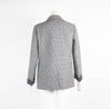 Weekend MaxMara Grey Check Boxy Blazer