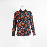 Saint Laurent Floral Black Shirt