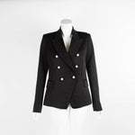 Camilla and Marc Black Blazer with Pearl Buttons