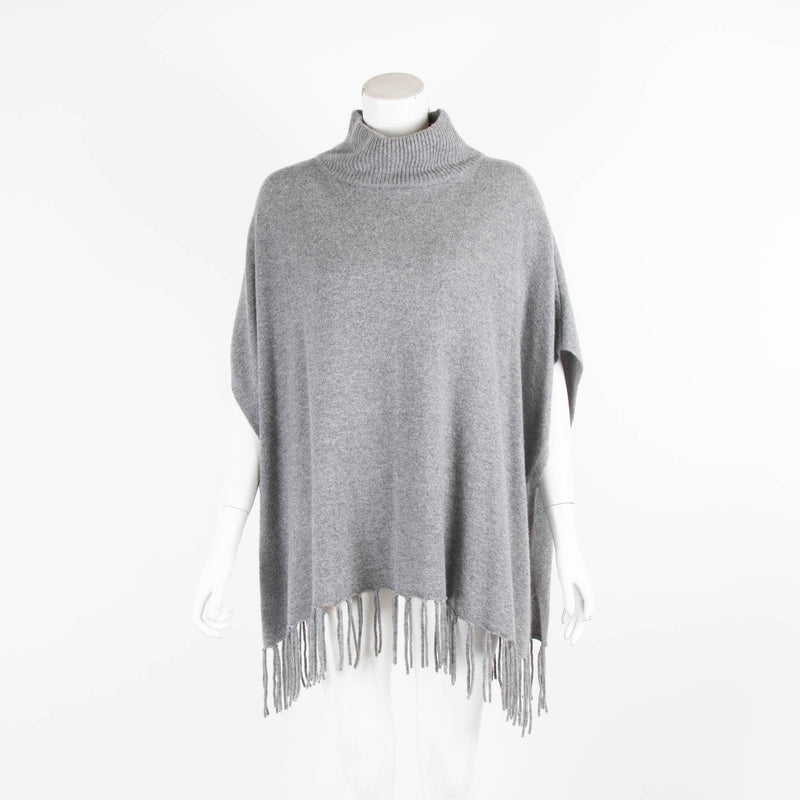 Weekend MaxMara Grey Cashmere Poncho