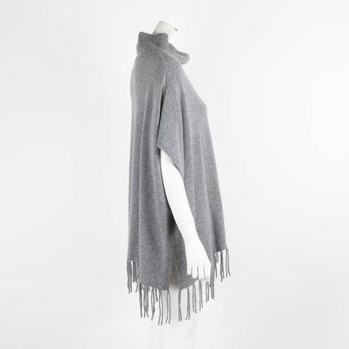 Weekend MaxMara Grey Cashmere Poncho