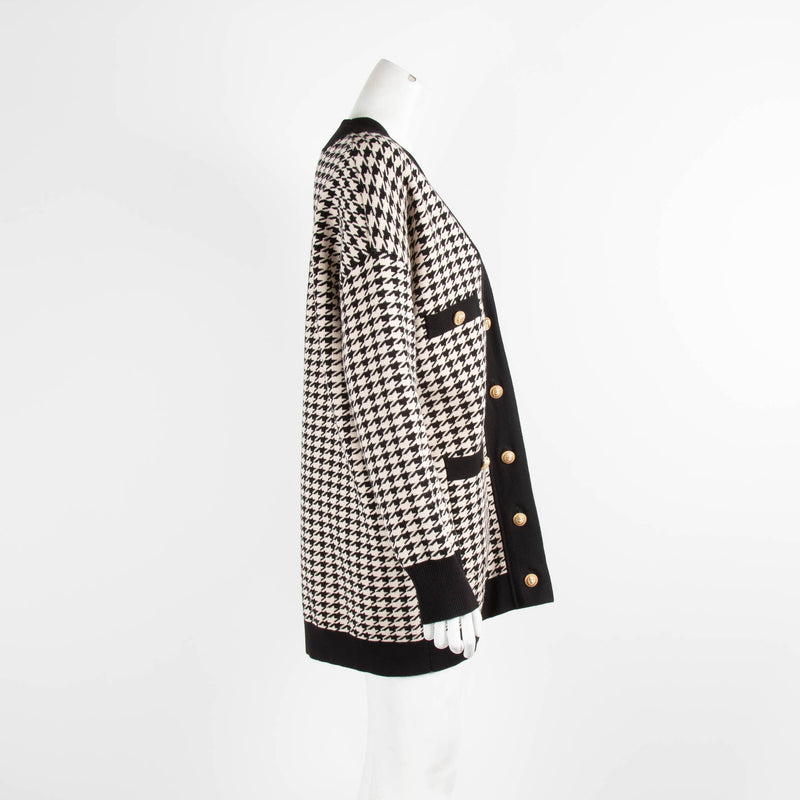 Sandro Houndstooth Cardigan