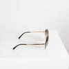 Versace Gold Round Mirrored Sunglasses