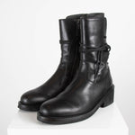 Ann Demeulemeester Black Lux Nero Ankle Boots