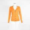 Tory Burch Orange Merino Wool Cardigan