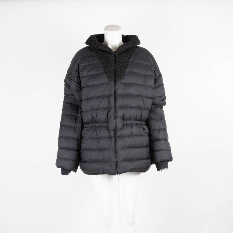 Ienki Ienki Black  Shearling Lined Padded Jacket