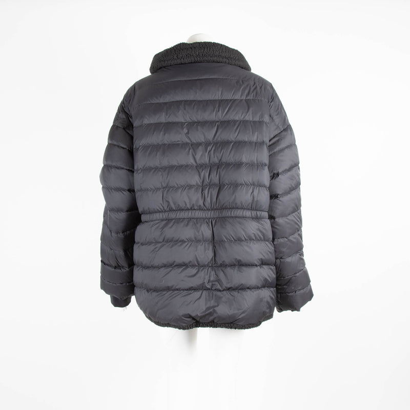 Ienki Ienki Black  Shearling Lined Padded Jacket