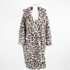 Max Mara Beige Animal Print Teddy Coat