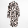 Max Mara Beige Animal Print Teddy Coat