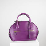 Salvatore Ferragamo Purple Bowling Tote
