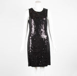 MarcCain Black Sequin Shift Dress