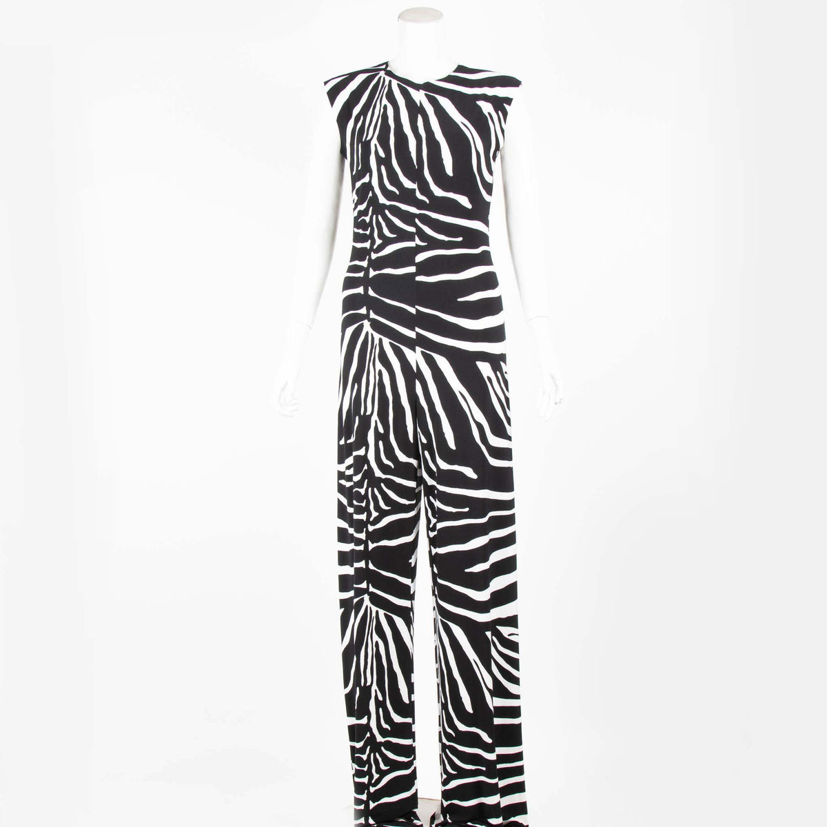 Norma Kamali Zebra Jumpsuit