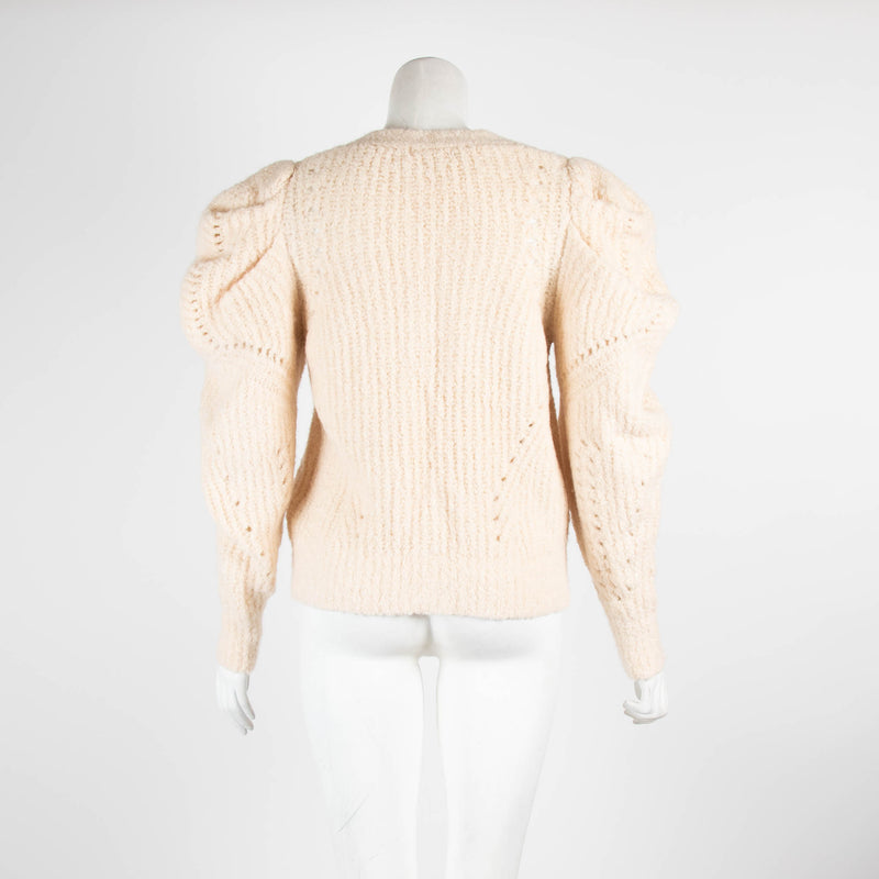 Ulla Johnson Cream Chunky Knit Cardigan