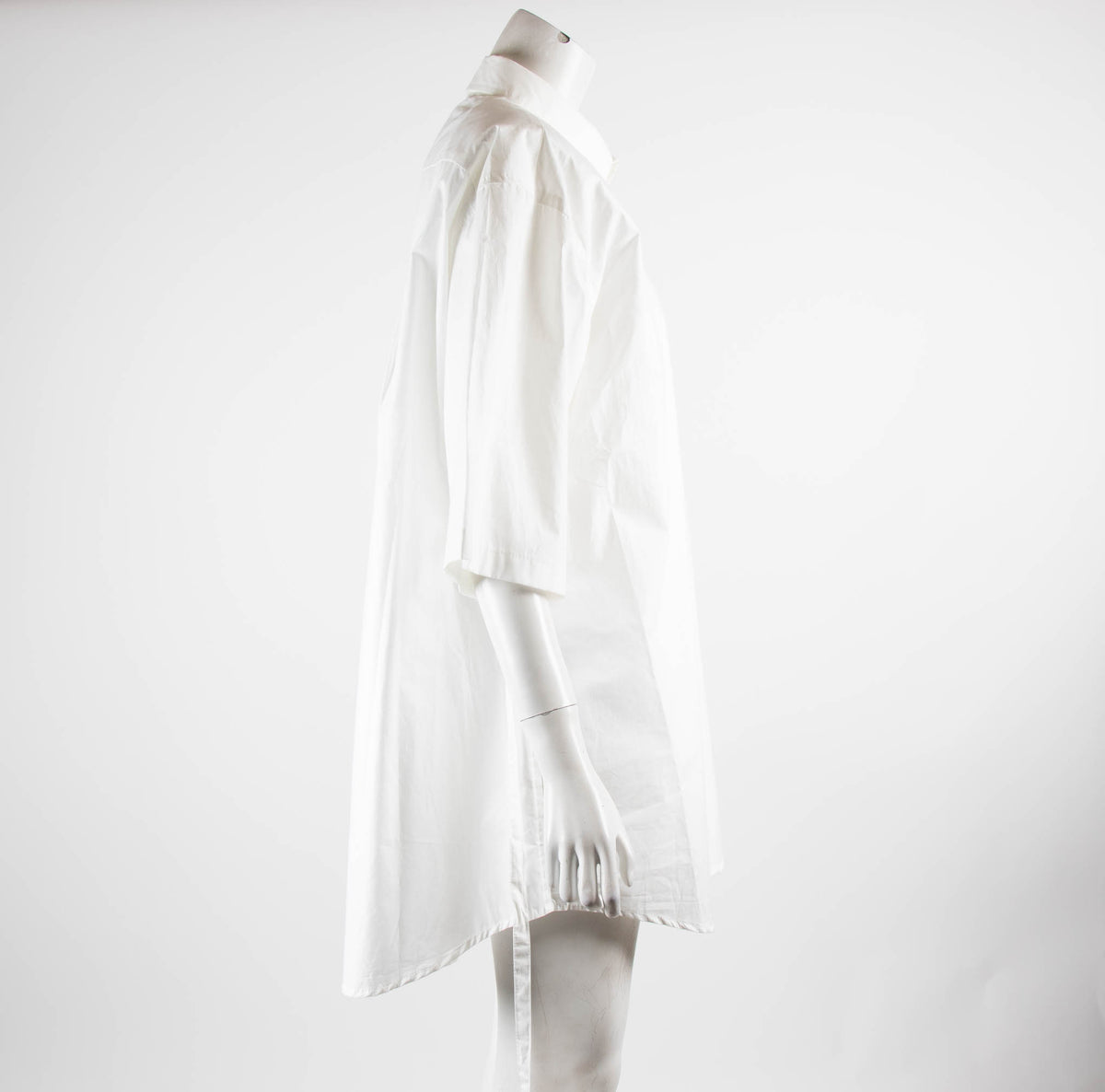 The Frankie Shop White Tie Waist Should Pad Shirt