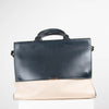 Victoria Beckham Cream and Navy Leather Handbag