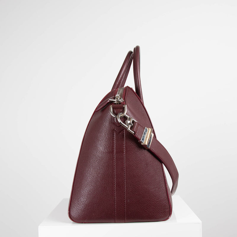 Givenchy Burgundy Antigona Leather Bag