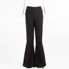 Safiyaa Black Flared Trousers