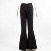 Safiyaa Black Flared Trousers