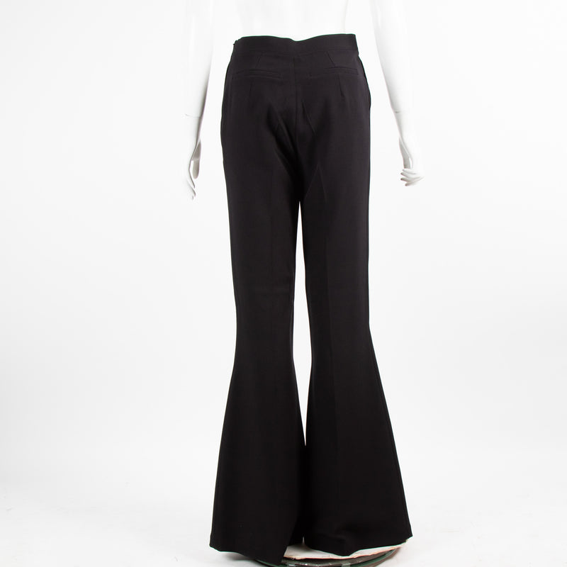 Safiyaa Black Flared Trousers
