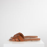 Saint Laurent Tan Tribute Sandals