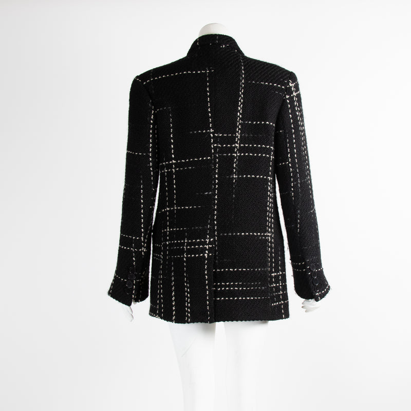 Anine Bing Black With White Coat