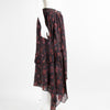 Ulla Johnson Black And Red Floral Maxi Skirt