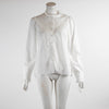 Me and Em White Broderie Anglaise Frill Shirt