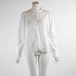 Me and Em White Broderie Anglaise Frill Shirt