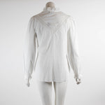 Me and Em White Broderie Anglaise Frill Shirt