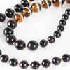 Weekend MaxMara Tigers Eye Large Beaded Necklace