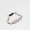 Marc by Marc Jacobs Silver Colour Dog Tag Chain Bracelet
