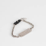 Marc by Marc Jacobs Silver Colour Dog Tag Chain Bracelet
