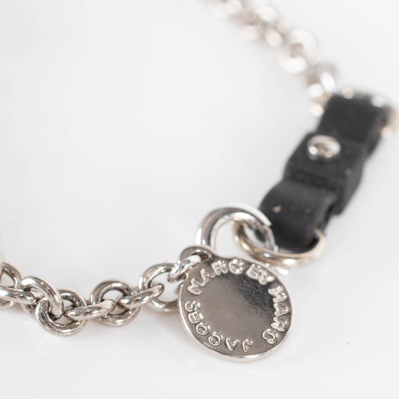 Marc by Marc Jacobs Silver Colour Dog Tag Chain Bracelet