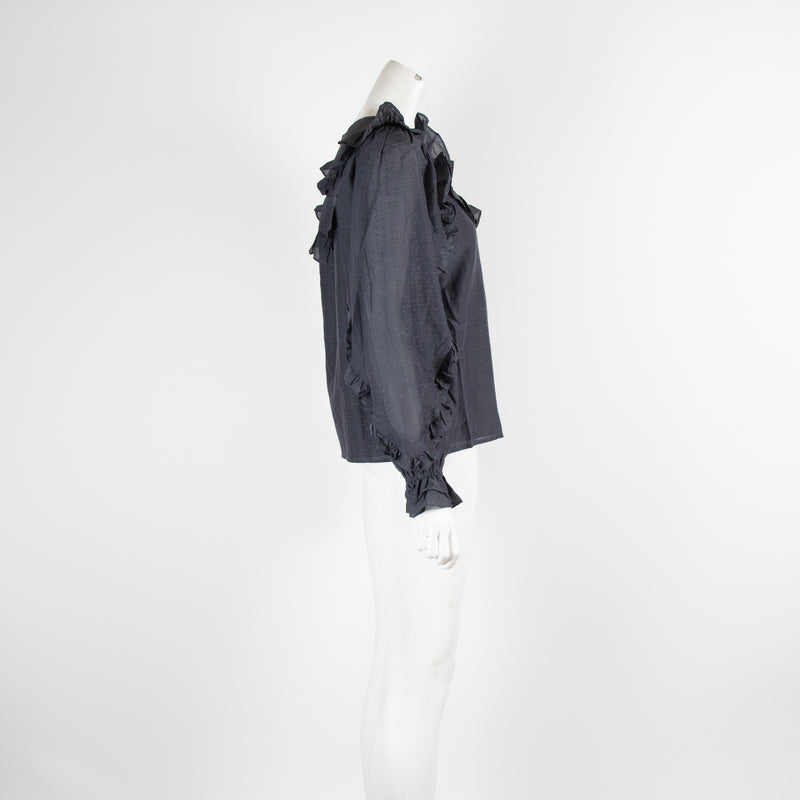 Magali Pascal Bernadette Top in Charcoal