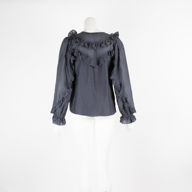 Magali Pascal Bernadette Top in Charcoal