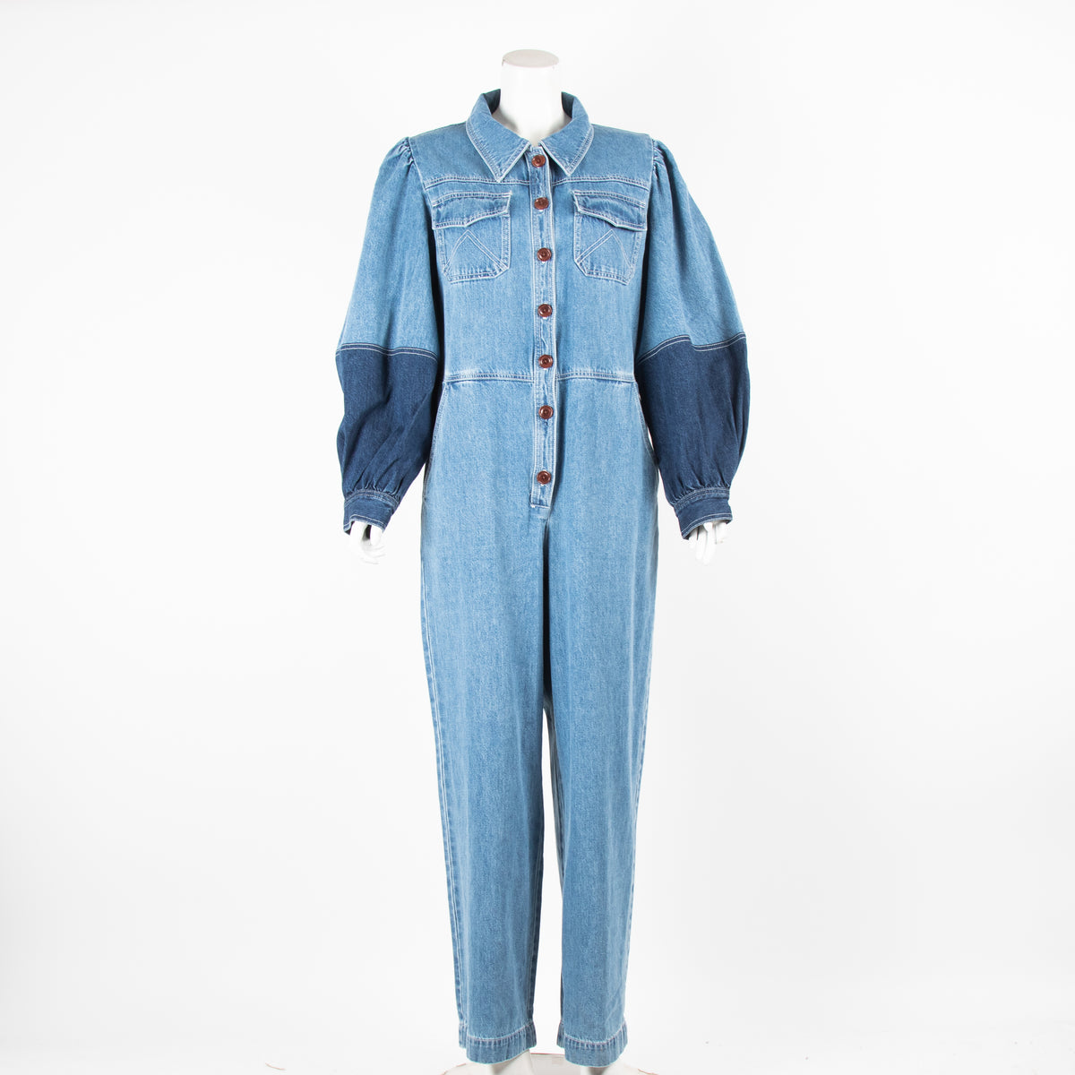 Sea New York Denim Wide Legged Jumpsuit