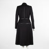 Prada Long Black Buttoned Coat