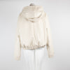 Frankie Shop Cream Pleather Agata Hoodie