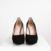 Fendi Black Suede Platform Stiletto Court Shoes