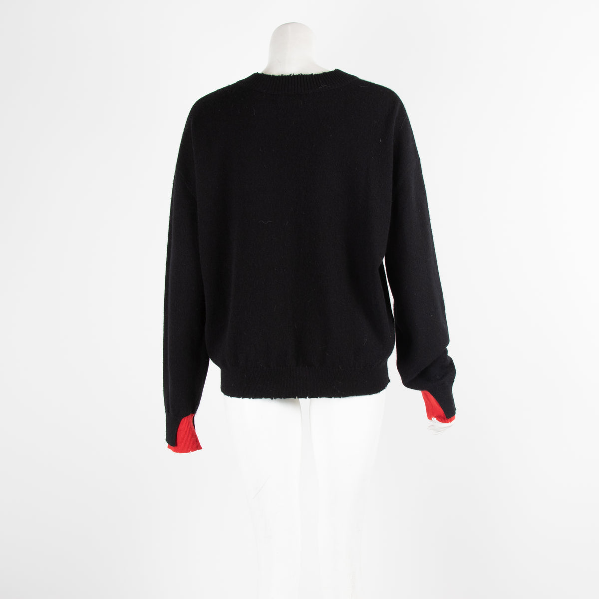 Zadig & Voltaire Black Cashmere Sequin Star Jumper