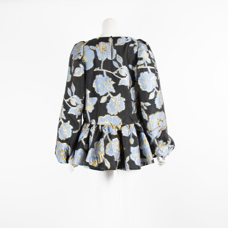 Stine Goya Peplum Floral Blouse