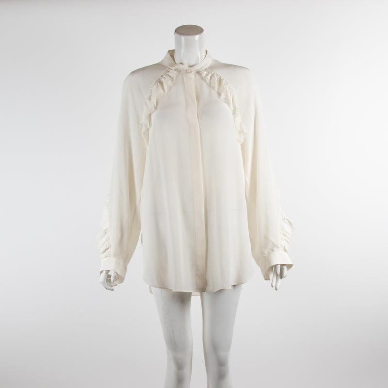 Phillip Lim Cream Silk Blouse