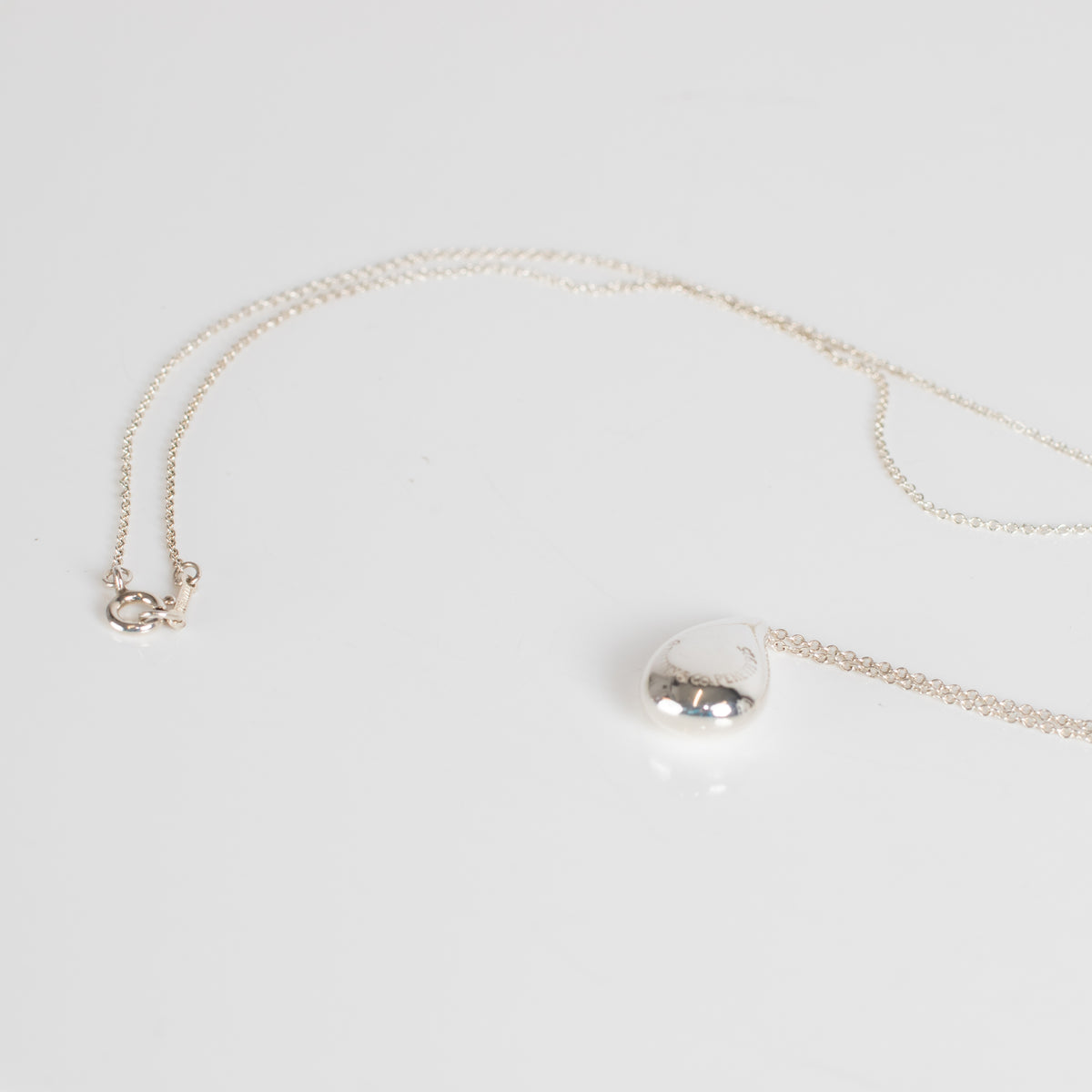 Tiffany & Co Silver Teardrop Pendant