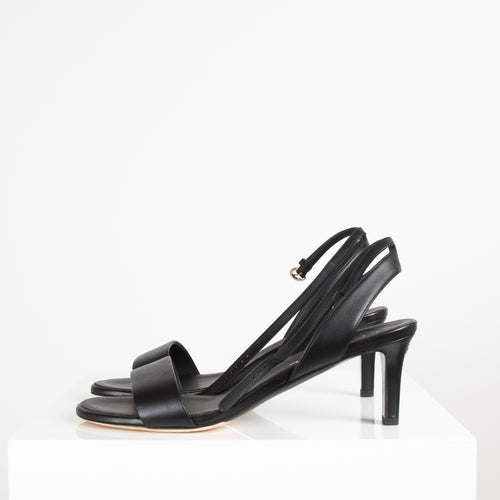 Chanel Black Sandal Kitten Heel