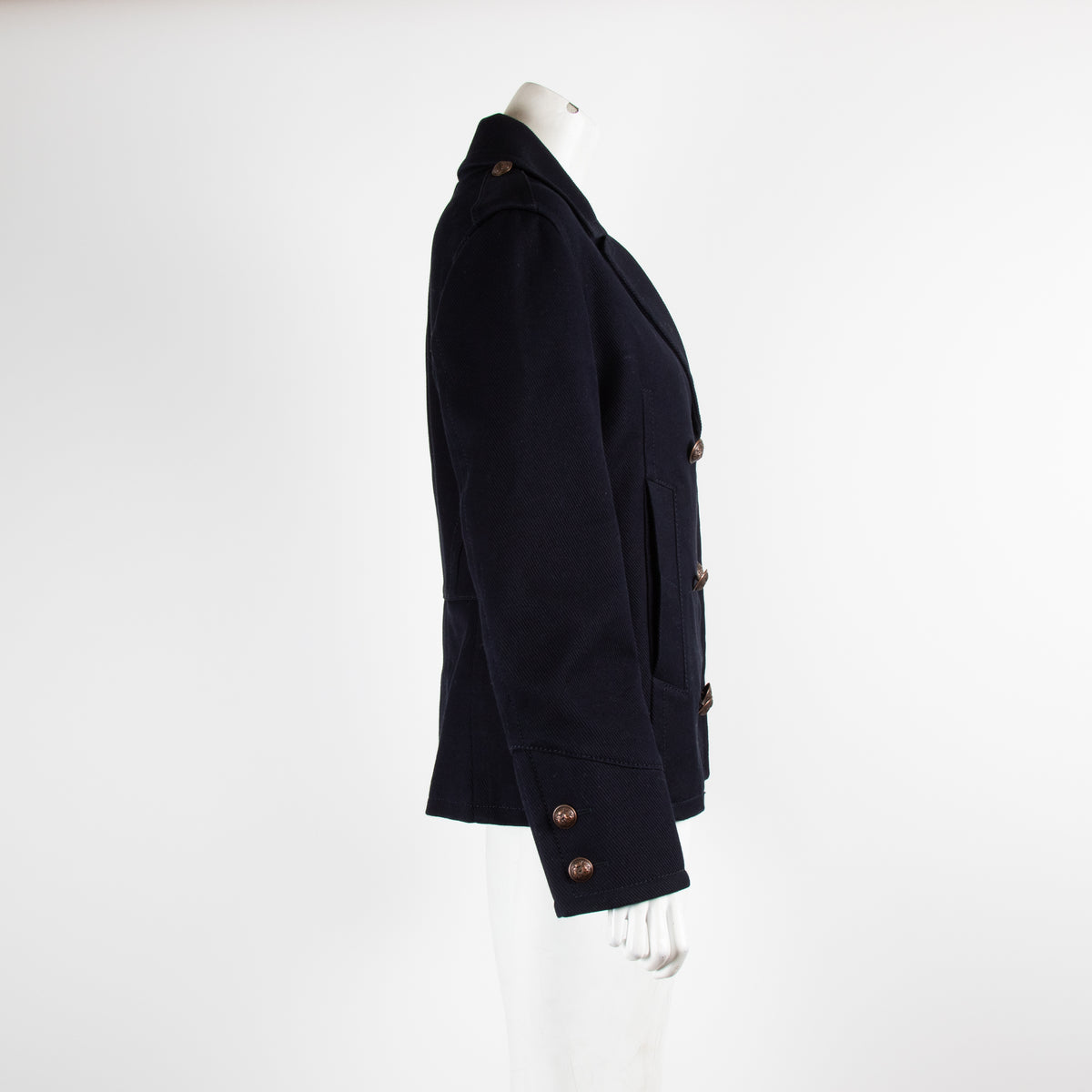 Just Cavalli Navy Military Jacket