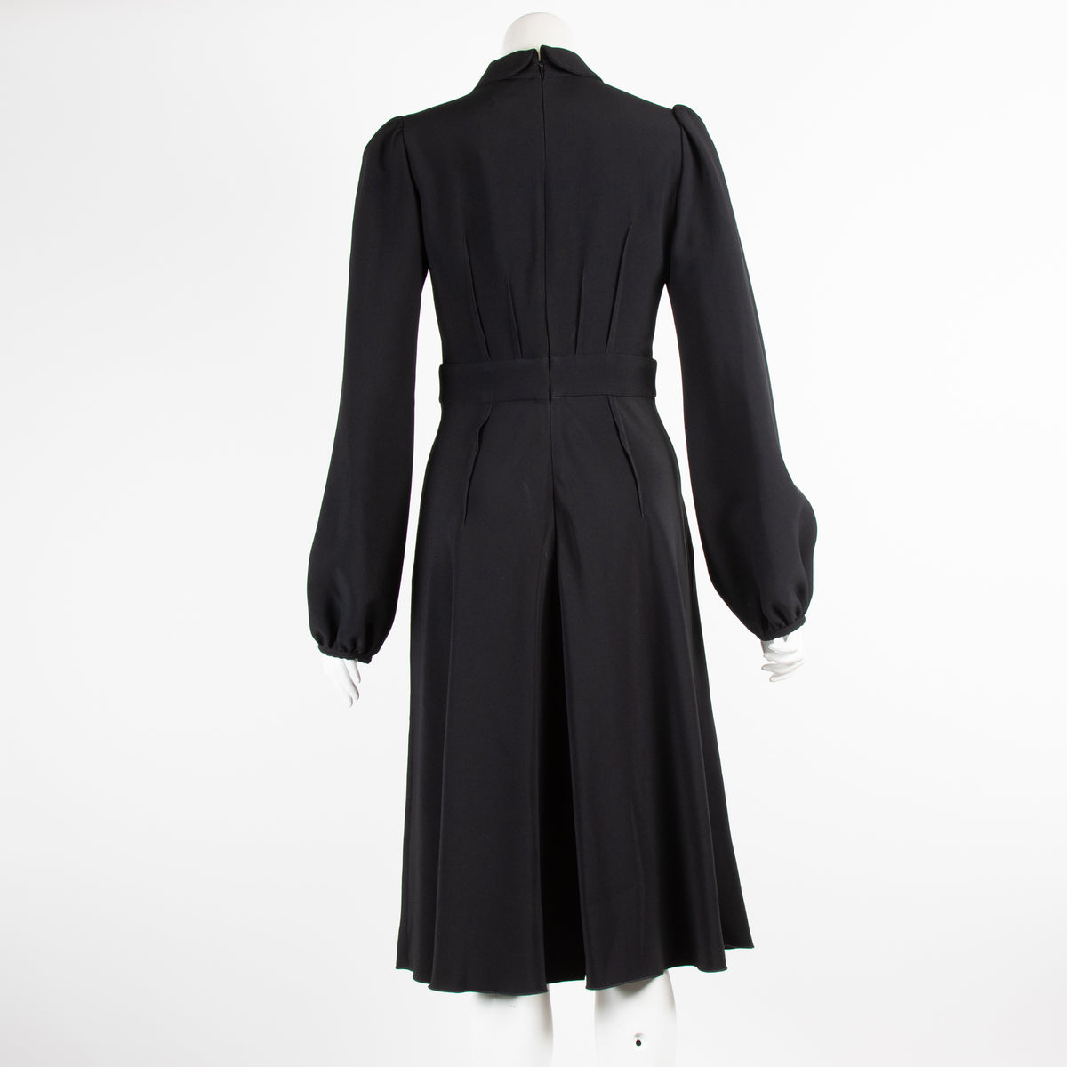 No.21  Black Silver Embellished Long Sleeve Dress