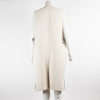 By Malene Birger Cream Embellished Sleeveless Coat