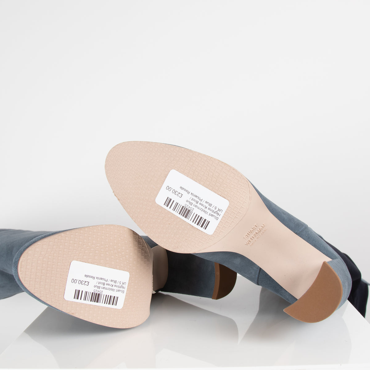 Stuart Weitzman Blue Highline Knee Boot