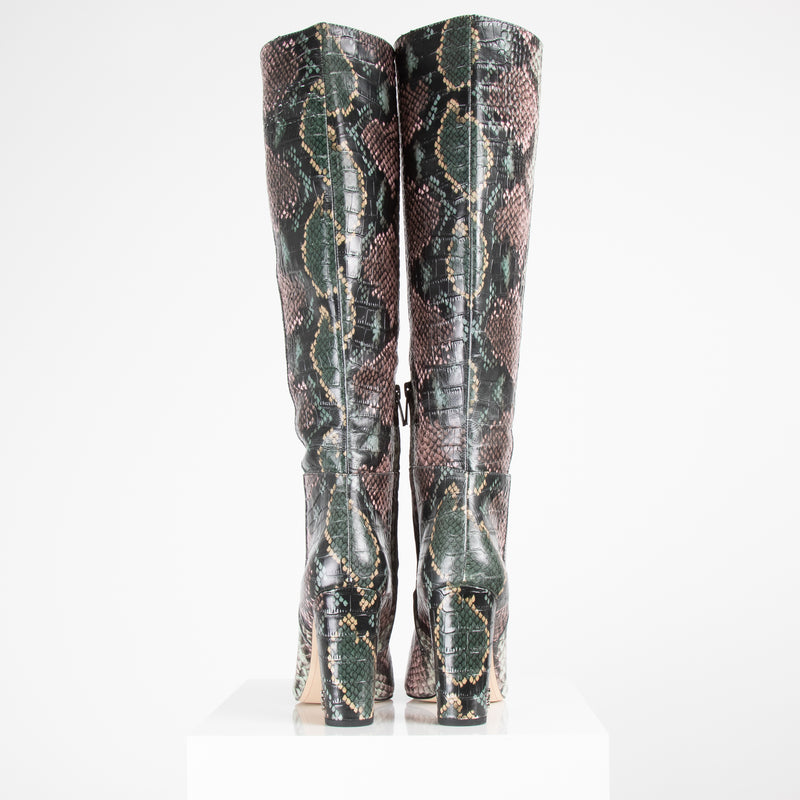 Snakeskin boots sam edelman sale