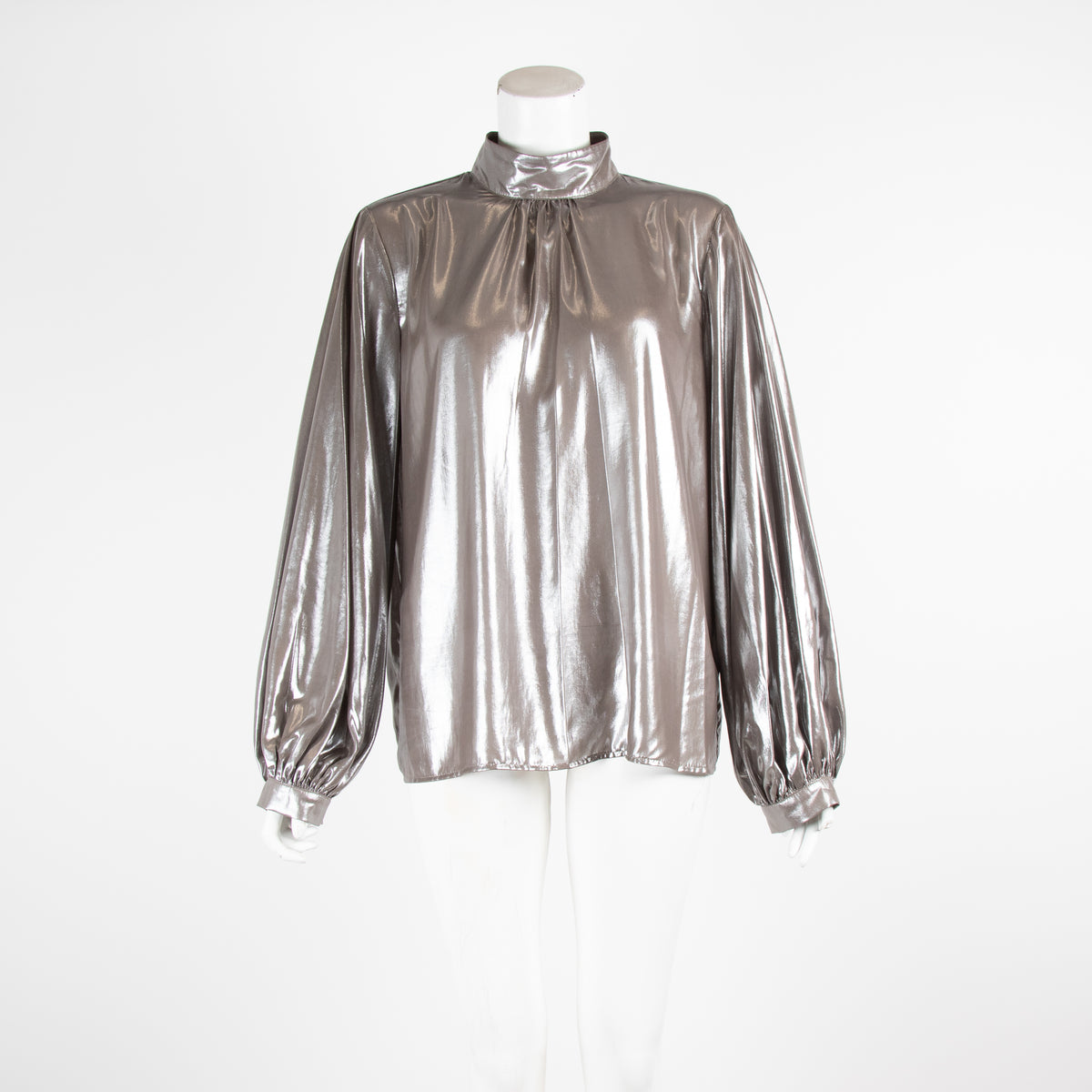 Iris & Ink Grey Metallic Top